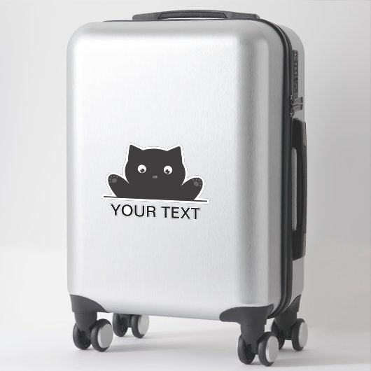 STICKER CHAT SURPRIS (Sur valise)