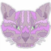 Sticker Chat Tigre (Devant)
