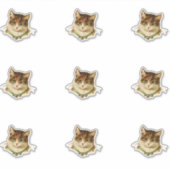 Sticker Chat vintage (Devant)