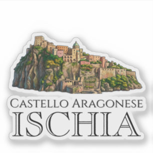 Sticker Château Aragonais, Ischia