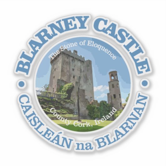 Sticker Château de Blarney (e) (Devant)