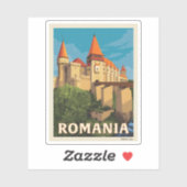 Sticker Château de Peles Roumanie (Feuille)