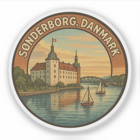 Sticker Château de Sønderborg Danemark (Devant)