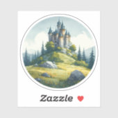 Sticker Château médiéval (Feuille)