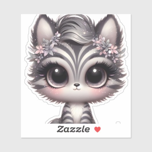 Sticker chaton (Feuille)