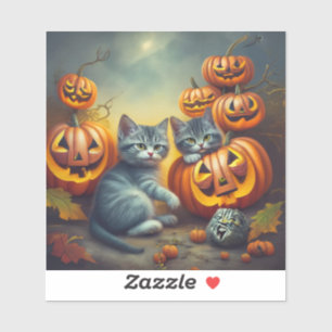 Sticker Chatons à épices citrouilles : La chose la plus fi
