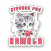 Sticker Chatons pour Kamala (Devant)