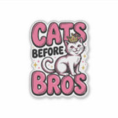Sticker Chats avant frères conception de t-shirt de couron (Devant)