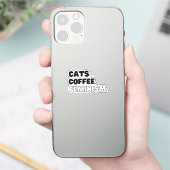 Sticker Chats Café Féminisme (Téléphone)