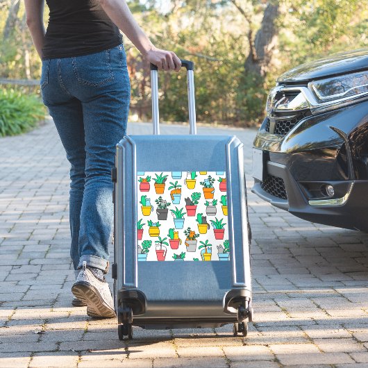Sticker Chats dans les pots à fleurs (Valise Insitu)