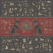 Sticker Chats égyptiens et oeil de Horus (Devant)