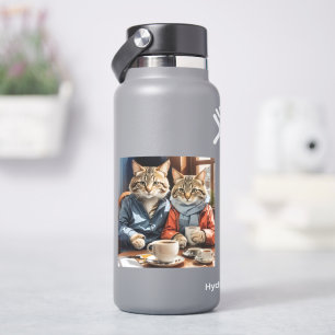Sticker Chats et café