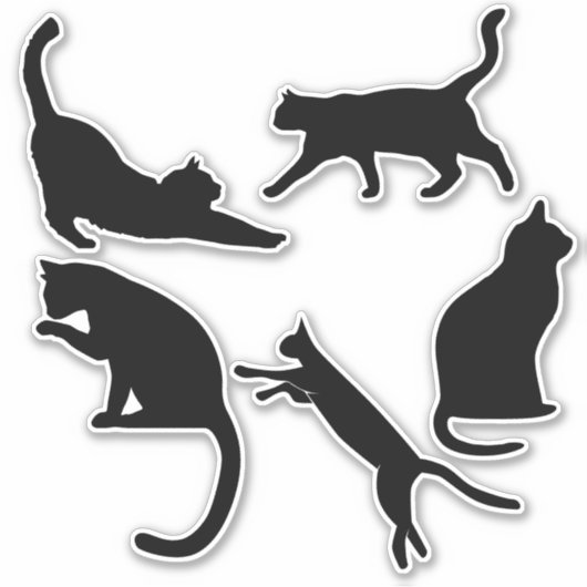 Sticker chats noirs (Devant)