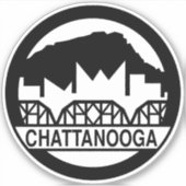 Sticker Chattanooga Tennessee (Devant)