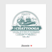 Sticker Chattooga (rafting2) (Feuille)
