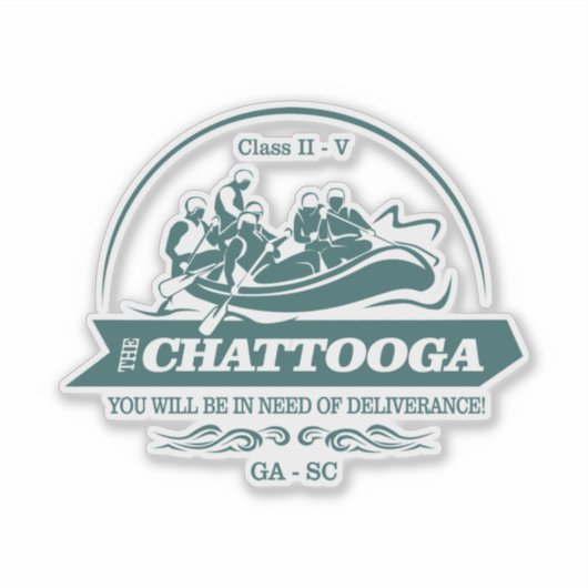 Sticker Chattooga (rafting2) (Devant)