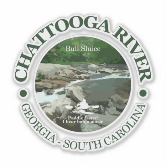 Sticker Chattooga River (BS) (Devant)