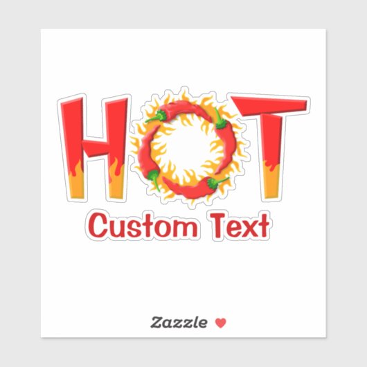 STICKER CHAUD (Feuille)