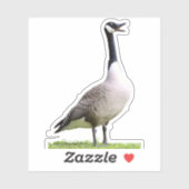 Sticker Chauffage à l'oie du Canada (Feuille)