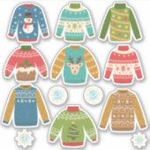 Sticker Chauffage de Noël laid mais mignon 3 (Devant)