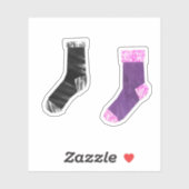 Sticker Chaussettes (Feuille)