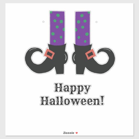 Sticker "Chaussures de sorcières" (Feuille)