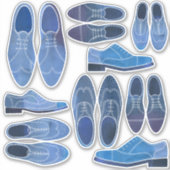 Sticker Chaussures peinture aquarelle (Devant)