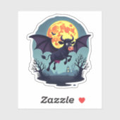 Sticker Chauve-souris à minuit (Feuille)