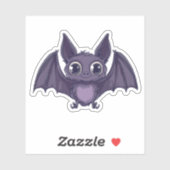 Sticker Chauve-souris d'Halloween (Feuille)