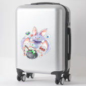 Sticker Chauve-souris d'Halloween avec boules de cauldron  (Sur valise)