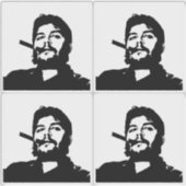 Sticker Che Guevara, Commandante, Révolution, Cuba, La Hav (Devant)