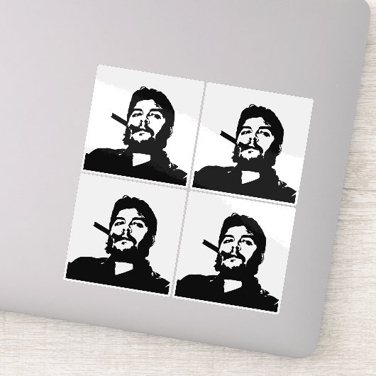 Sticker Che Guevara, Commandante, Révolution, Cuba, La Hav (Détail)