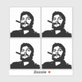 Sticker Che Guevara, Commandante, Révolution, Cuba, La Hav (Feuille)