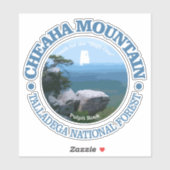 Sticker Cheaha Mountain (Feuille)
