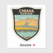 Sticker Cheaha State Park Alabama Badge (Feuille)