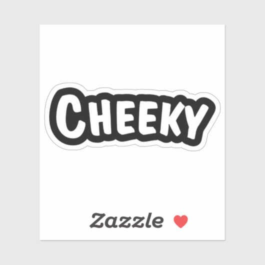 Sticker Cheeky (Feuille)