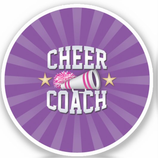Sticker 'Cheer Coach' (Recto)