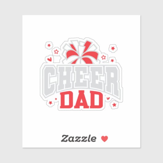 Sticker Cheer papa (Feuille)