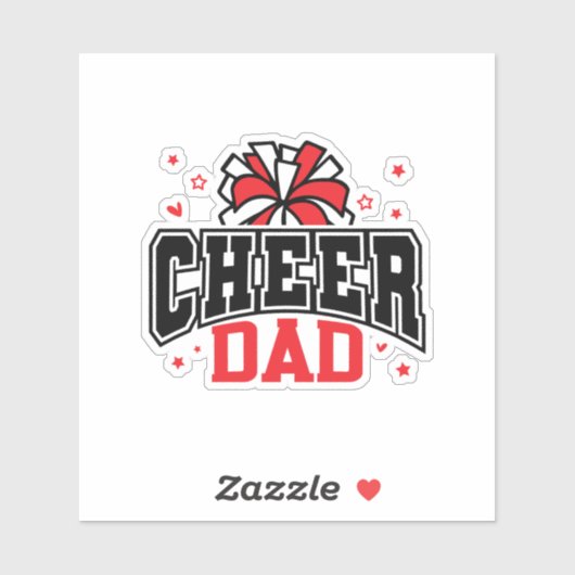 Sticker Cheer papa (Feuille)