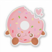 Sticker Cheerful Donut With Sprinkles (Devant)
