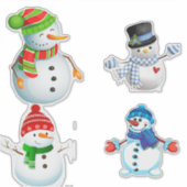 Sticker Cheerful Winter Snowmen Collection (Devant)