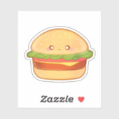 Sticker Cheeseburger (Feuille)