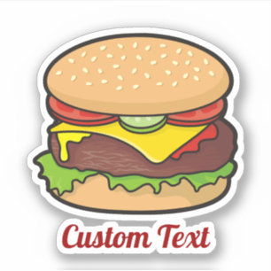 Sticker Cheeseburger