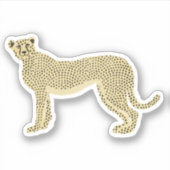Sticker Cheetah doux (Devant)