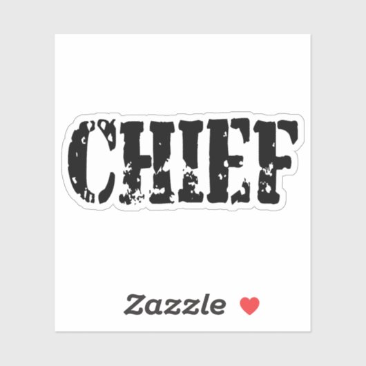 STICKER CHEF (Feuille)