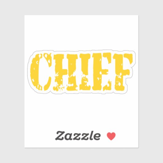 STICKER CHEF (Feuille)