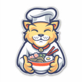 Sticker Chef cuisinier Ramen (Devant)