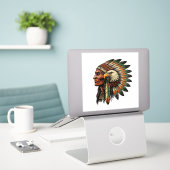 Sticker Chef et aigle (Ordinateur portable sur le bureau)