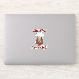 Sticker Chef femme