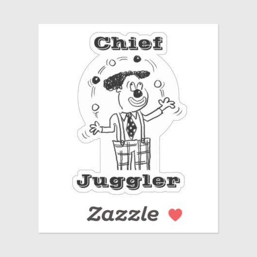 Sticker Chef Juggler (Feuille)